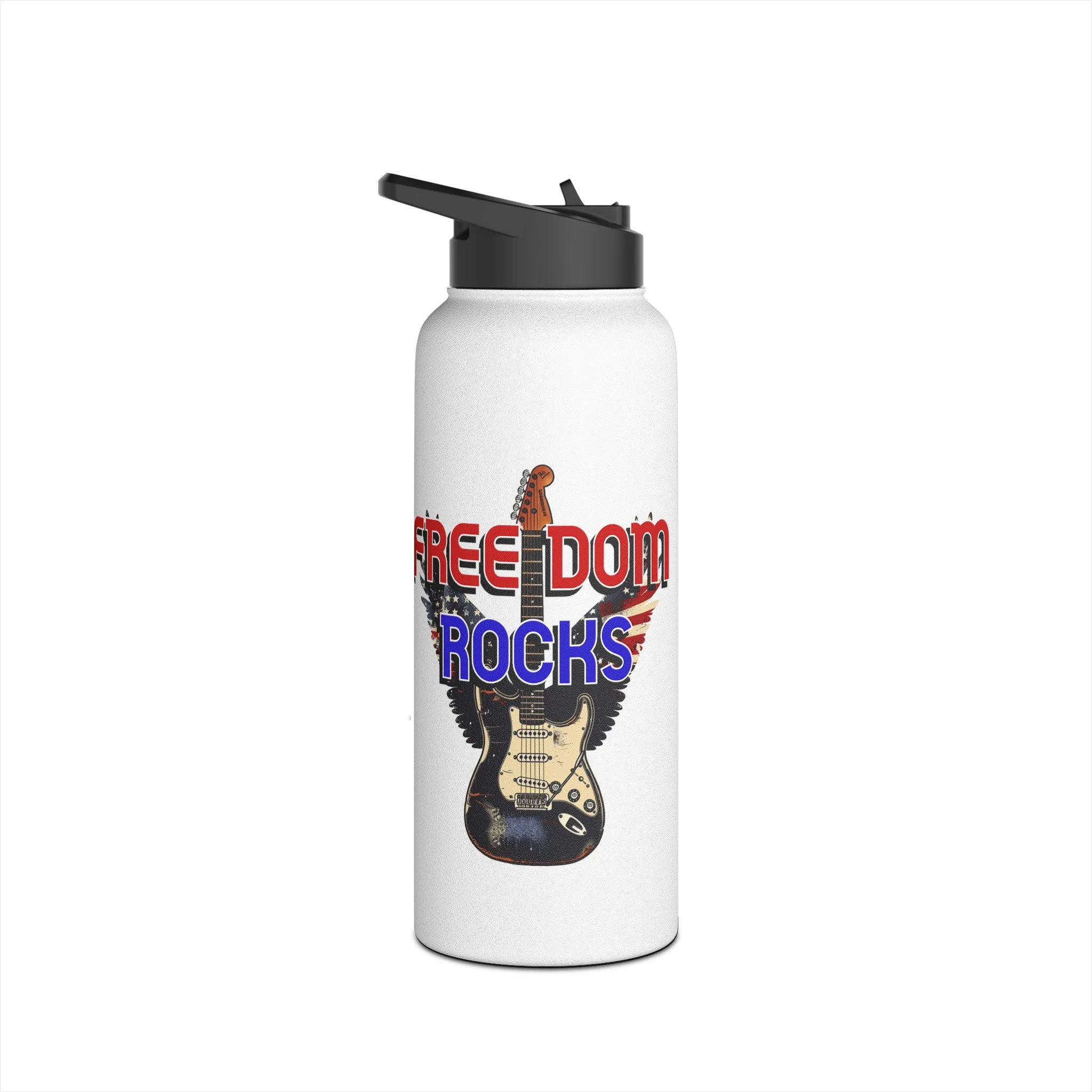 "Freedom Rocks" Stainless Steel Water Bottle