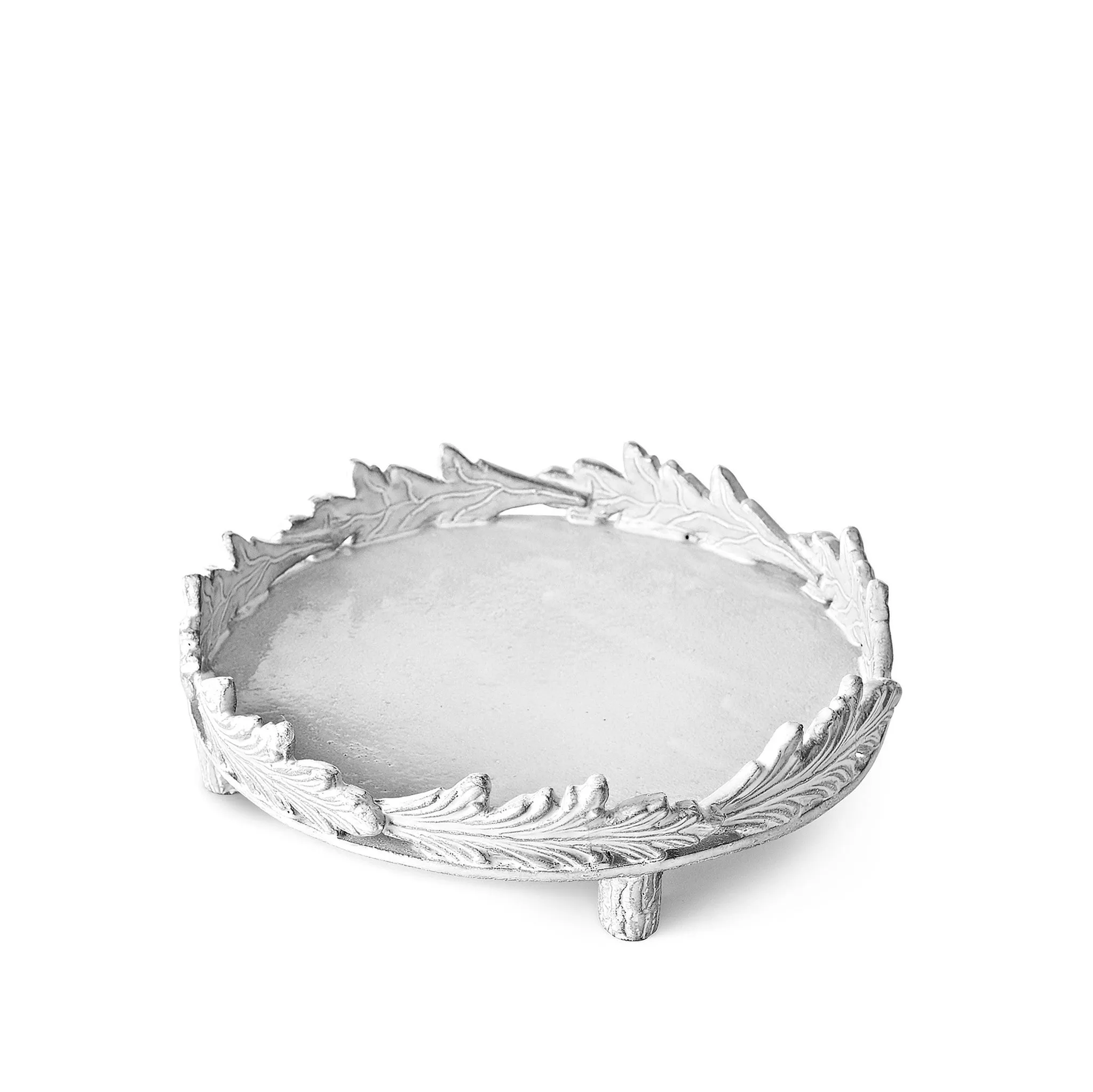 Setsuko Round Leaf Platter with Feet by Astier de Villatte, 28.5cm