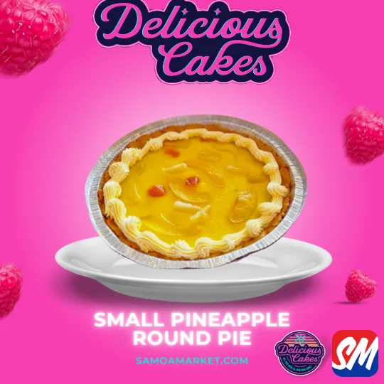 Small Pineapple Round Pie [PICK UP FROM DELICIOUS CAKES, LEPEA]