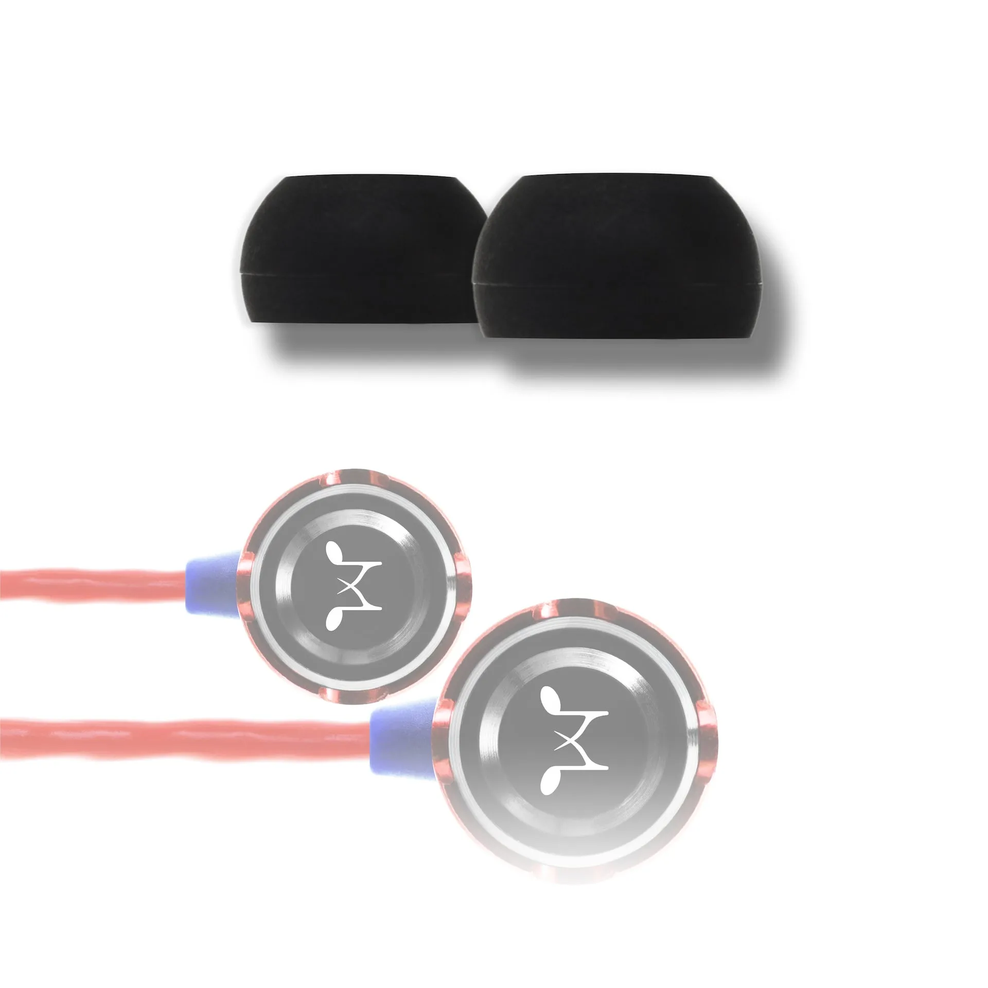 SoundMAGIC Replacement Black Bowl Silicone Eartips - Small - 3 Pairs