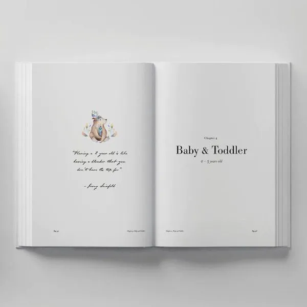 Truly Amor Bebé Baby Book With Keepsake Box And Pen - Ivory