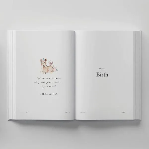 Truly Amor Bebé Baby Book With Keepsake Box And Pen - Ivory