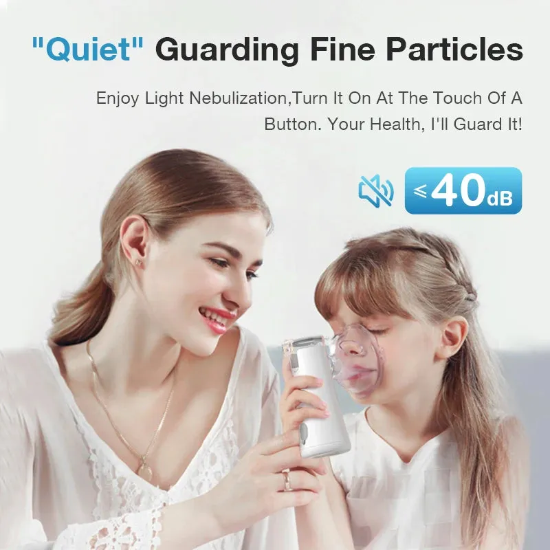 Ultrasonic Mesh Nebulizer Medical Atomizer Baby Adult for Cough Asthma