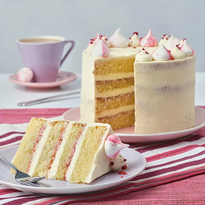 Vanilla & Raspberry Cake