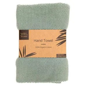 Wild & Stone Organic Cotton Hand Towels - Moss Green