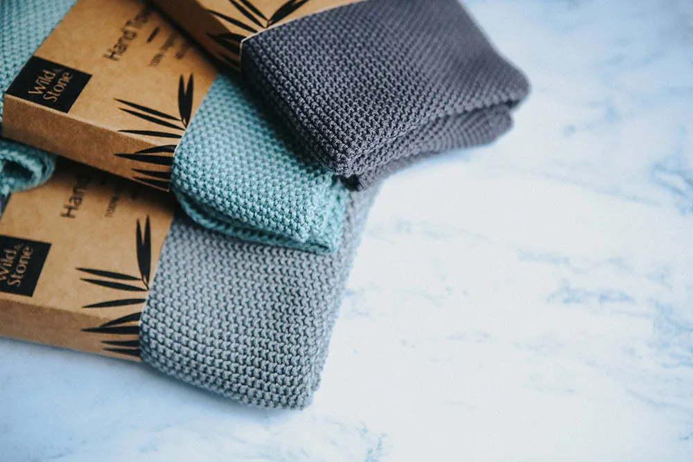 Wild & Stone Organic Cotton Hand Towels - Ocean